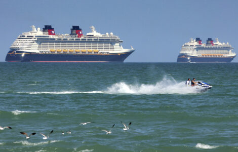 Disney cruise ship rescue team saves girl and father after overboard fall